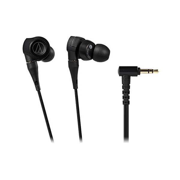 Rakuten - ATH-CKS1100X イヤホン 有線 カナル型 重低音 ハイレゾ ハイレゾ音源対応 SOLID BASS ブラック