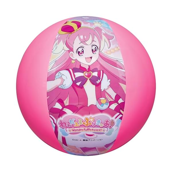わんだふるぷりきゅあ！ ビーチボール 40cm AFC-140 ふくらましサイズ直径約27cm