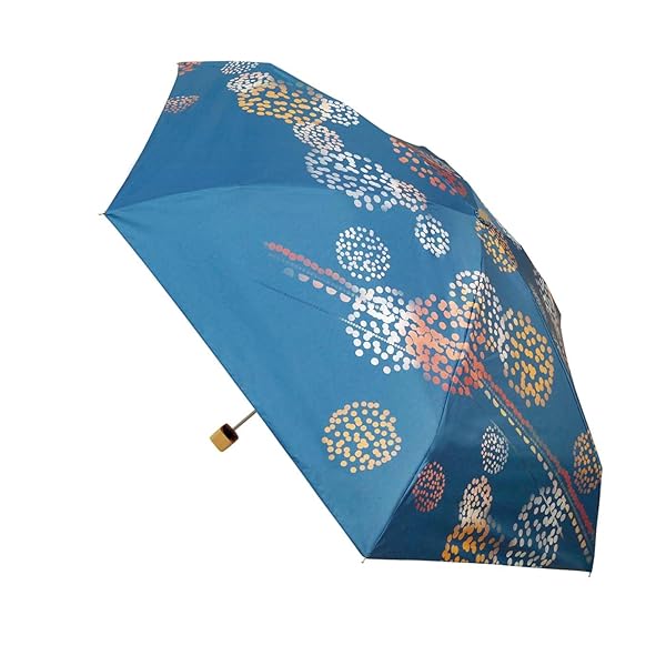 wacco 5段折傘 はなび 親骨50cm 【JK-152】
