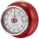 ダルトン キッチン タイマー ウィズ マグネット レッド スチール アナログ レトロ 直径70mm 奥行30mm 100-189RD