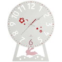 CHILD clock うさぎ サイズ:約W29.5 D4.5 H38 YK14-104