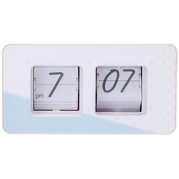 (フィールド ワーク) Fieldwork 置き時計 パタパタ時計 手書き風 ピンク PTC001-4