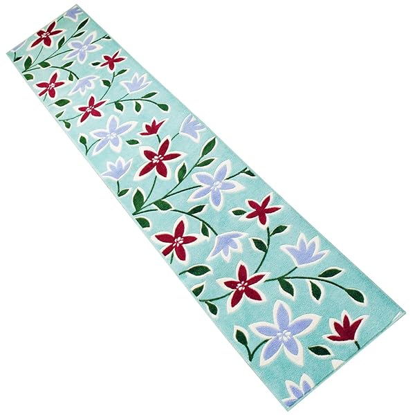 キッチンマット グリーン 約45cm×240cm パッションフラワー すべり止め 洗える 日本製ブランド色2. グリーンモデルすべり止め商品説明【商品概要】サイズ:約45cm×240cmマットの高さ:約6mm素材:アクリル100%裏面すべり...