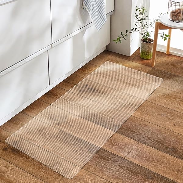 【在庫一掃】キッチンマット PVC 45×120cm 厚さ1.5mm 透明マット ソフト 撥水 おしゃれ 汚れ防止 お手入れ簡単 床暖房対応 滑り止め クリアマット 台所 (120*45cm)ブランド色透明モデルTP-MAT商品説明【商品概...