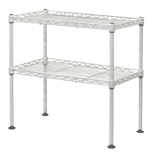 ミニラック2段 幅45×奥行25×高さ45cm ホワイト KSMN-2D WHブランド色ホワイトモデルKSMN-2D WH商品説明【商品概要】商品サイズ(約):幅45×奥行25×高さ45cm耐荷重: 30kg/棚1枚、全体40kg材質: スチール(粉体塗装)生産国:中国組立品【商品説明】【商品詳細】商品種別：ホーム＆キッチン商品名：ミニラック2段 幅45×奥行25×高さ45cm ホワイト KSMN-2D WH製造元：商品番号：KSMN-2D WH商品内容：特小色：ホワイト商品タイプ：ホワイト2段【当店からの連絡】