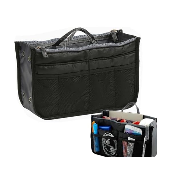 バッグインバッグ 収納ケース 自立 軽量 大容量 マルチバッグ 化粧品収納ポーチ トラベルポ