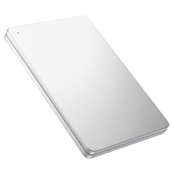 Rakuten - 外付けHDD ハードディスク 1TB ポータブル カクうす アルミボディ 超薄型 mac Time Machine対応 日