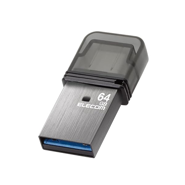 Rakuten - USBメモリ 64GB USB3.2（Gen1） Type-C キャップ式 シルバー MF-CAU32064GSV