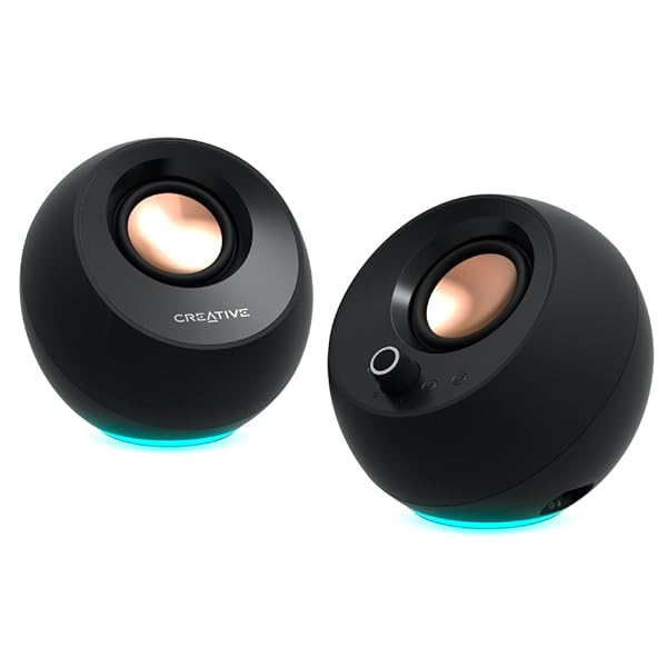 Pebble Pro ブラック USB/Bluetooth/3.5mmピン 20W RMS ピーク出力60W USB Type-C/A 音質の剛性と質感 SP-PBLPRO-