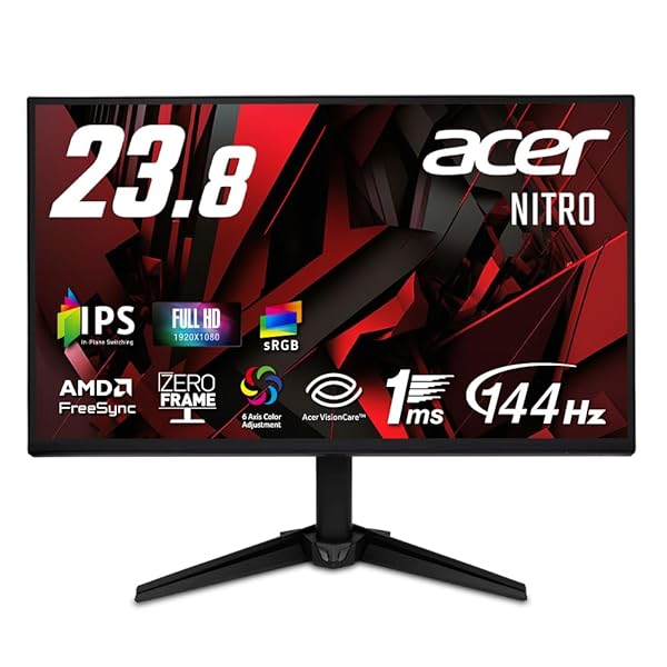 樂天商城 - 23.8インチ フルHD 144Hz 1ms(VRB) IPS 非光沢 sRGB 99% AMD FreeSync ブラックブースト VRB対応 ブルーライ