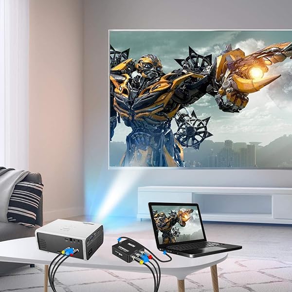 HDMI RCA 変換ケーブル HDMI to AV変換コンバーター/コンポジット/3色端子 変換ア...
