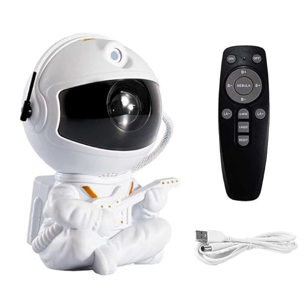 Projector - 宇宙飛行士 プロジェクター プラネタリウム リモコン付 オーロラ パイロット 銀河 星空 ナイ