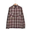 .efiLevol 転写 チェック シャツ - ブラウン エフィレボル 【中古】(4)