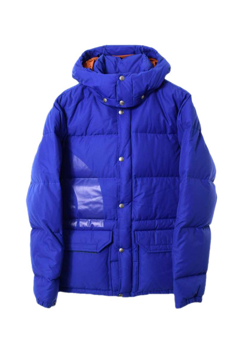 美品 THE NORTH FACE × JUNYA WATANABE グログラン ダウン ジャケット S ブルー ザノースフェイス 【中古】