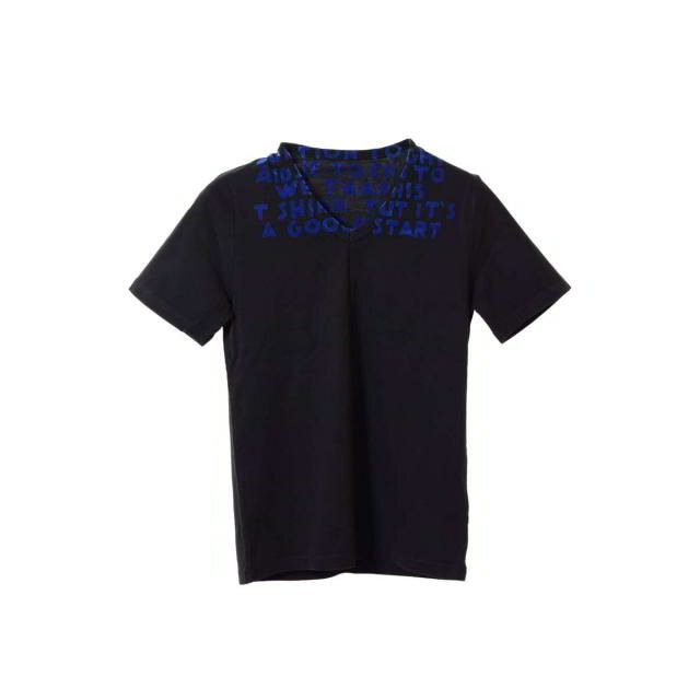 美品 Maison Margiela エイズ Tシャツ S ブラック メゾン マルジェラ 【中古】