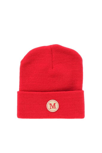 未使用 MONSE ワッペン ニット帽 FREE レッド モンス 【中古】 未使用 MONSE ワッペン ニット帽 FREE レッド モンス 【中古】