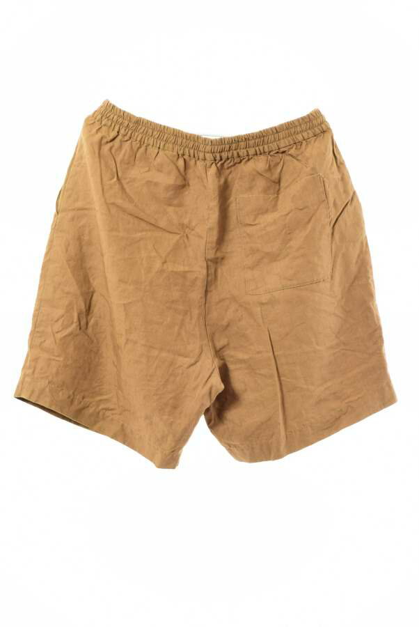 ATON リネン イージー ハーフパンツ 06 オリーブ エイトン 【中古】