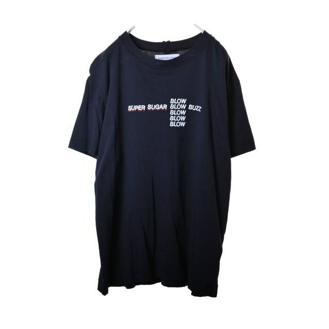 楽天CYCLE HEARTS楽天市場店DIET BUTCHER SLIM SKIN SUPER SUGAR プリント Tシャツ 2 ネイビー ダイエットブッチャースリムスキン 【中古】