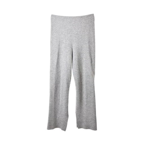 Deuxieme Classe シルク アンゴラ混 ニット パンツ 38 グレー ドゥーズィエムクラス 【中古】 Deuxieme Classe シルク アンゴラ混 ニット パンツ 38 グレー ドゥーズィエムクラス 【中古】