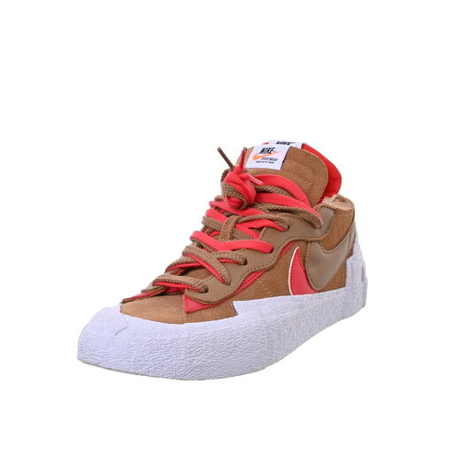 NIKE × Sacai ブレザー ロー LT BRITISH TAN スニーカー 27.5cm ブラウン ナイキ 【中古】 NIKE × Sacai ブレザー ロー LT BRITISH TAN スニーカー 27.5cm ブラウン ナイキ 【中古】