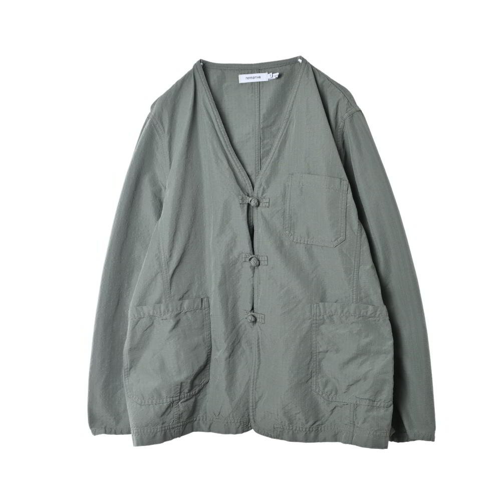 nonnative リップストップ チャイナ マスタージャケット 1 カーキ ノンネイティブ 【中古】