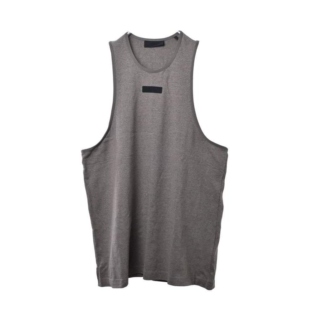 Fear of God ESSENTIAL ワッペン タンクトップ XXL ブラウン フィアオブゴッド 【中古】
