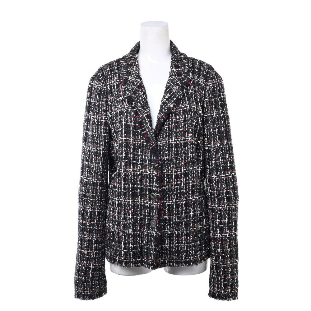CHANEL 05P P26000 3B ツイードジャケット ココボタン9個付き 40 ブラック シャネル 【中古】のサムネイル