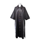 Uhr エコレザー ロング シャツワンピース 36 ブラウン ウーア 【中古】(4)