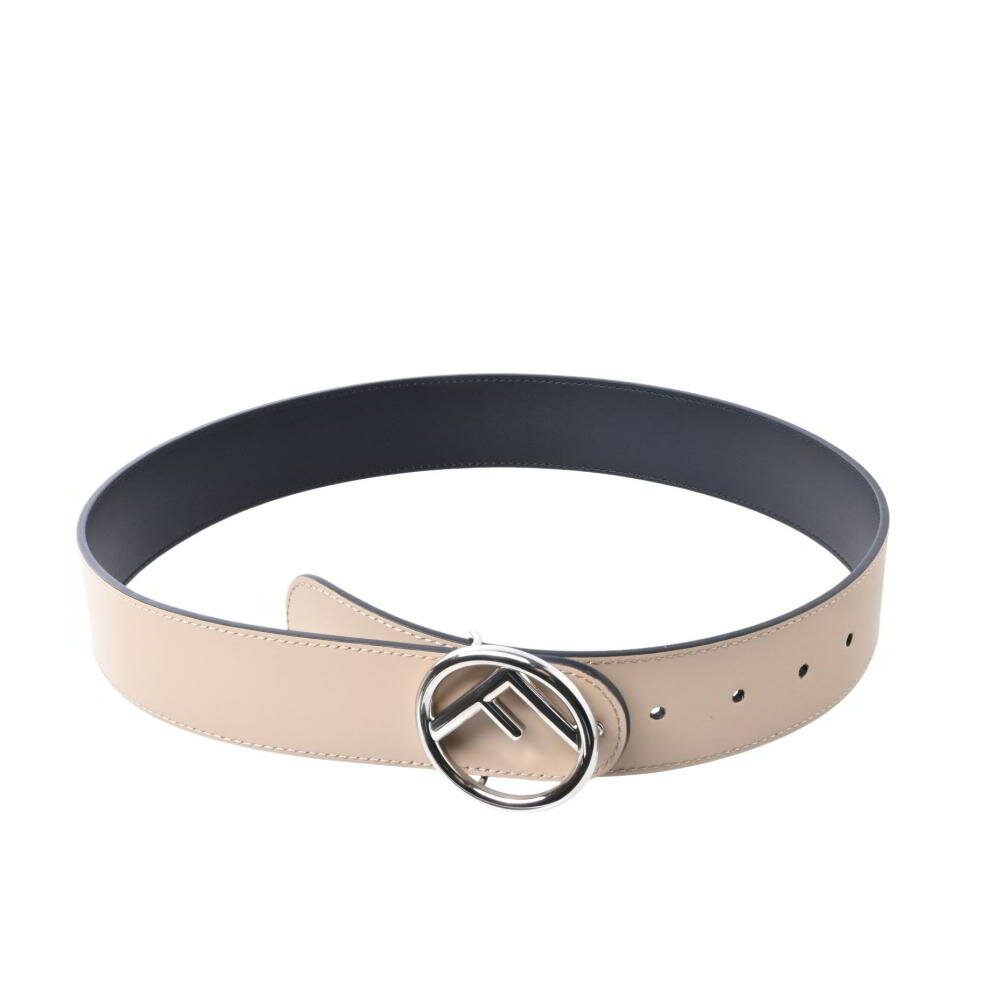 FENDI エフイズフェンディ レザー ベルト - ベージュ フェンディ 【中古】