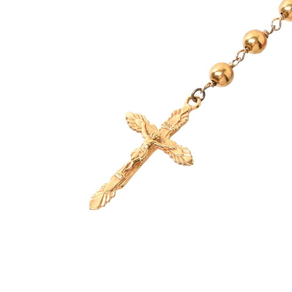 DOLCE&GABBANA LOVE SICILIA ロザリオ ネックレス ONE SIZE ゴールド ドルチェアンドガッバーナ 【中古】