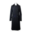 GUCCI ウール混 ダブル トレンチ コート 38 ブラック グッチ 【中古】(4)