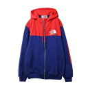 GUCCI × THE NORTH FACE ロゴプリント ブロックカラー ジップ パーカ L パープル グッチ 【中古】