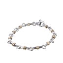 TIFFANY&Co. ヴィンテージ ブライドル リンク コンビ ブレスレット O/S シルバー ティファニー 【中古】
