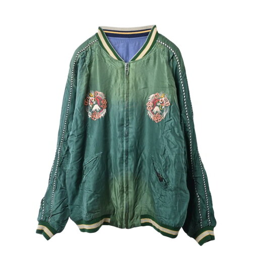 TAILOR TOYO 東洋 Early 1950's Style リバーシブル スーベニア ジャケット XXXL グリーン 東洋テイラー 【中古】 TAILOR TOYO 東洋 Early 1950's Style リバーシブル スーベニア ジャケット XXXL グリーン 東洋テイラー 【中古】