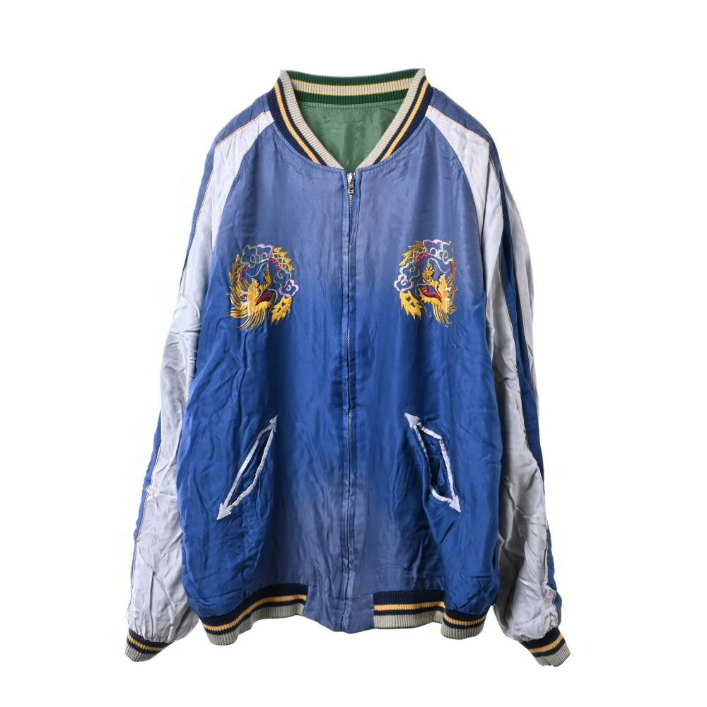 TAILOR TOYO 東洋 Early 1950's Style リバーシブル スーベニア ジャケット XXXL グリーン 東洋テイラー 【中古】