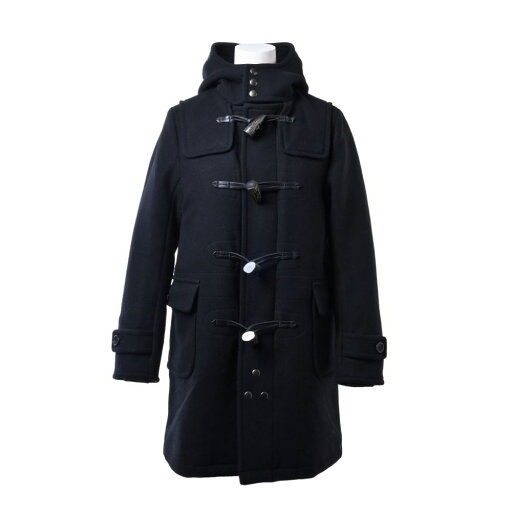 Scye ウール ダッフルコート 36 ブラック サイ 【中古】 Scye ウール ダッフルコート 36 ブラック サイ 【中古】