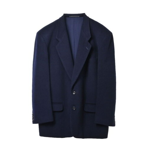 COMME des GARCONS HOMME ウール 2B テーラードジャケット M ネイビー コムデギャルソン オム 【中古】 COMME des GARCONS HOMME ウール 2B テーラードジャケット M ネイビー コムデギャルソン オム 【中古】