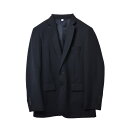 Burberry 2B ウールモヘア混 セットアップ 48/48 ブラック バーバリー 【中古】