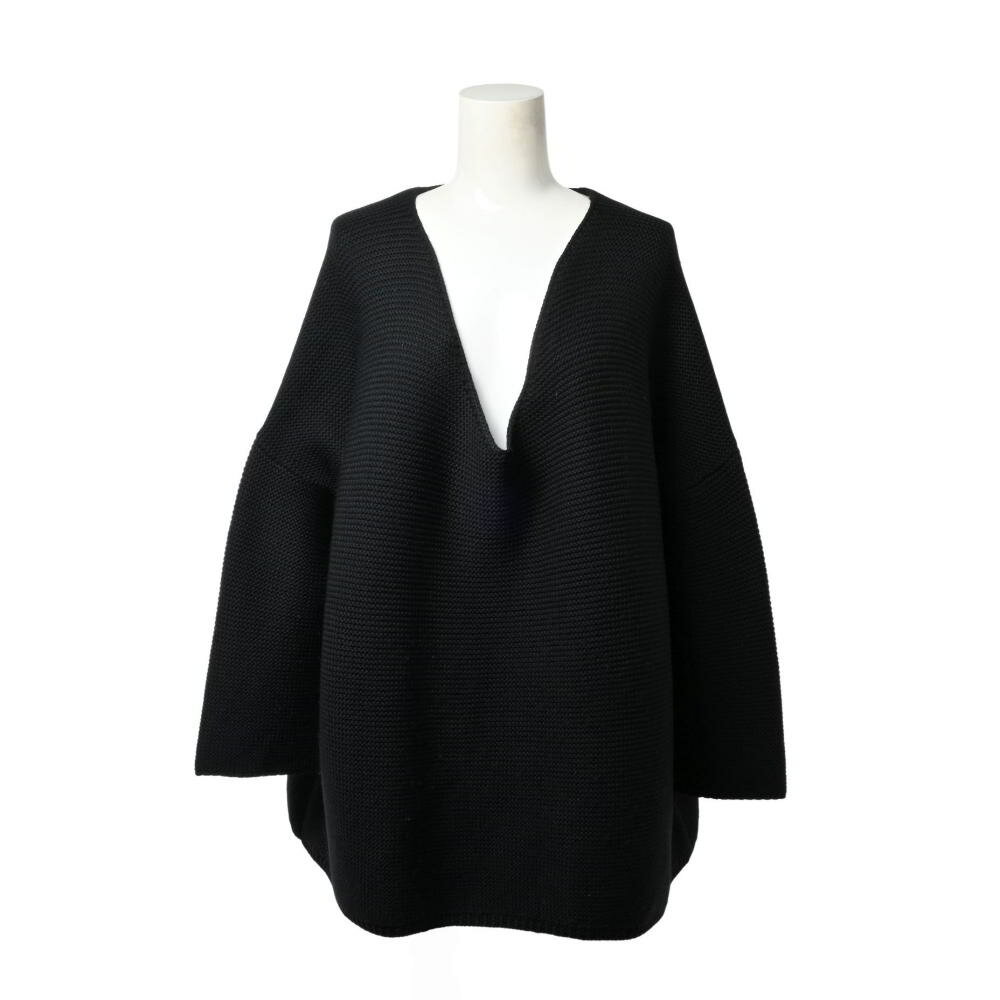 Deuxieme Classe ウール オーバーサイズ ニット ー ブラック ドゥーズィエムクラス 【中古】