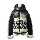 MONCLER HYOSERIS BIUBBOTTO ダウンジャケット 0 ブラック モンクレール 【中古】
