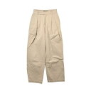 UNDERCOVER タック ワイド チノパン 1 ベージュ アンダーカバー 【中古】