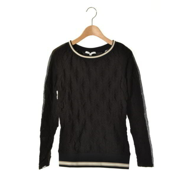 美品 PATRIZIA PEPE プルオーバー トップス 0 ブラック パトリツィアペペ 【中古】