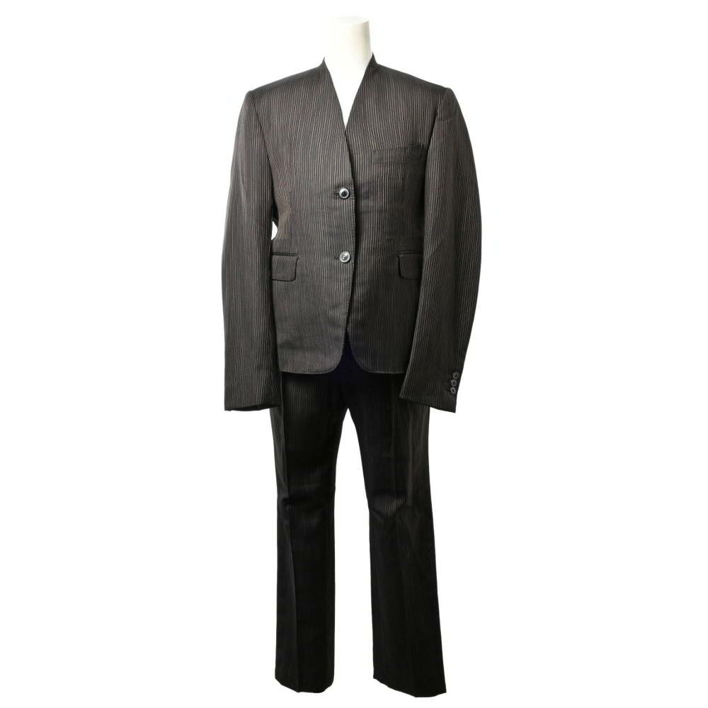 Patchy Cake Eater ストライプ ウール混 　セットアップ 1 ブラック パッチーケークイーター 【中古】