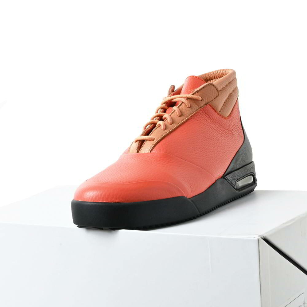 JOHN GEIGER PEBBELED LEATHER スニーカー 8 ピンク ジョンガイガー 
