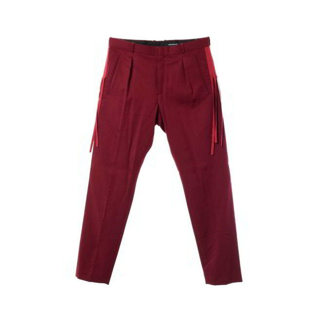 ブランド ALMOSTBLACK 品名 フリンジ タック テーパードパンツ 表記サイズ 2 実寸 ウエスト約86cm×股上約28cm×股下約79cm×モモ幅約29cm×裾幅約17cm 素材 - 商品状態 美中古品 型番 - 付属品 - コメ...