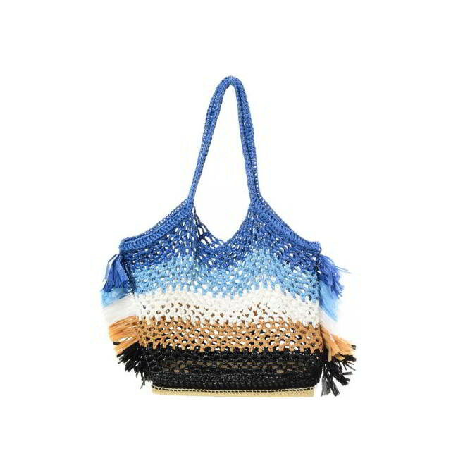 Altuzarra エスパドリーユ ラージ トート バッグ ONE SIZE ブルー アルチュザラ 【中古】