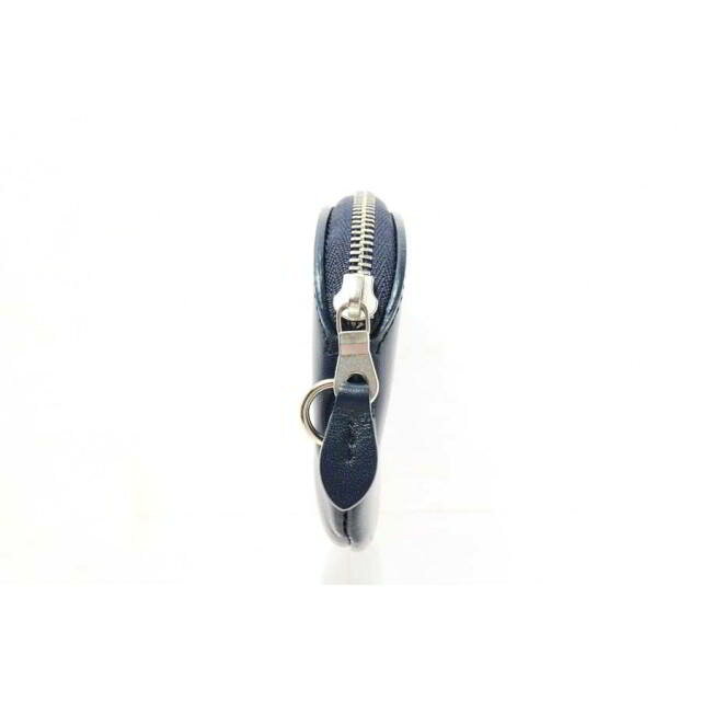 CYCLE HEARTS楽天市場店のSTANDARD SUPPLY OVAL ZIP レザー ポーチ - ネイビー スタンダードサプライ 【中古】｜アングル3