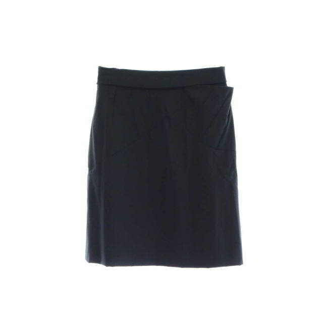 乐天商城 - 美品 Chloe ウール タックスカート 34 ブラック クロエ 【中古】