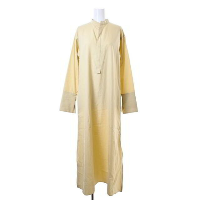 AURALEE ウォッシュド フィンクスコットン ワンピース 0 ベージュ オーラリー 【中古】