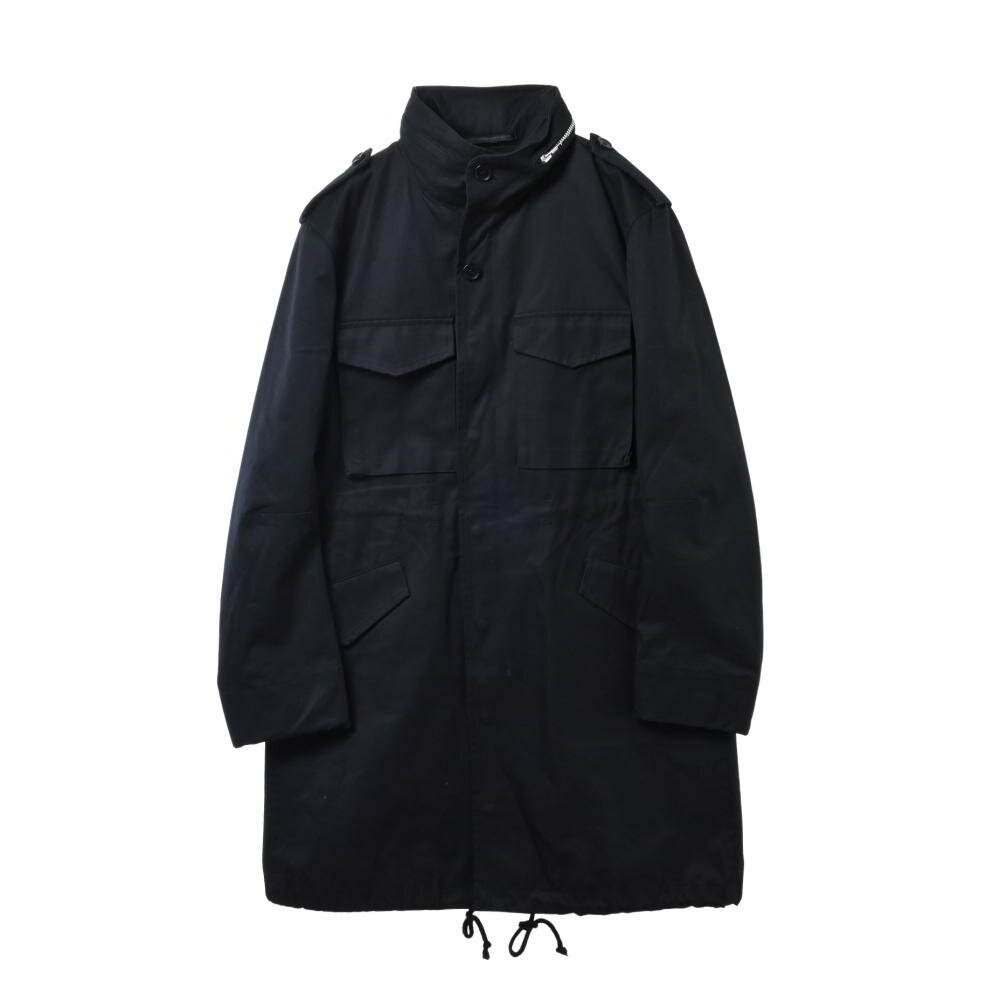 Yohji Yamamoto REGULATION ミリタリー コート 3 ブラック ヨウジヤマモト 【中古】